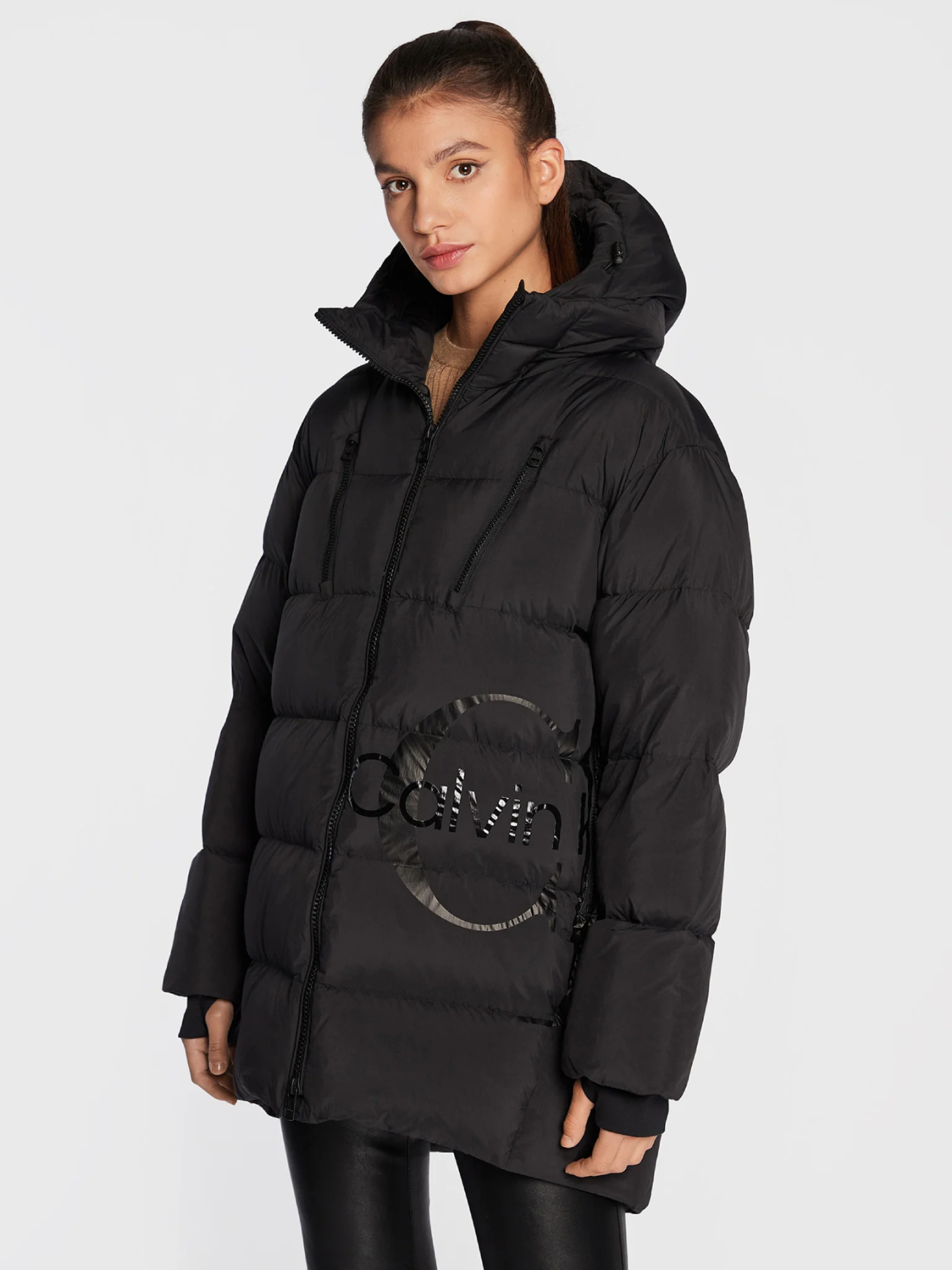 Calvin Klein dámská černá bunda - M (BEH)