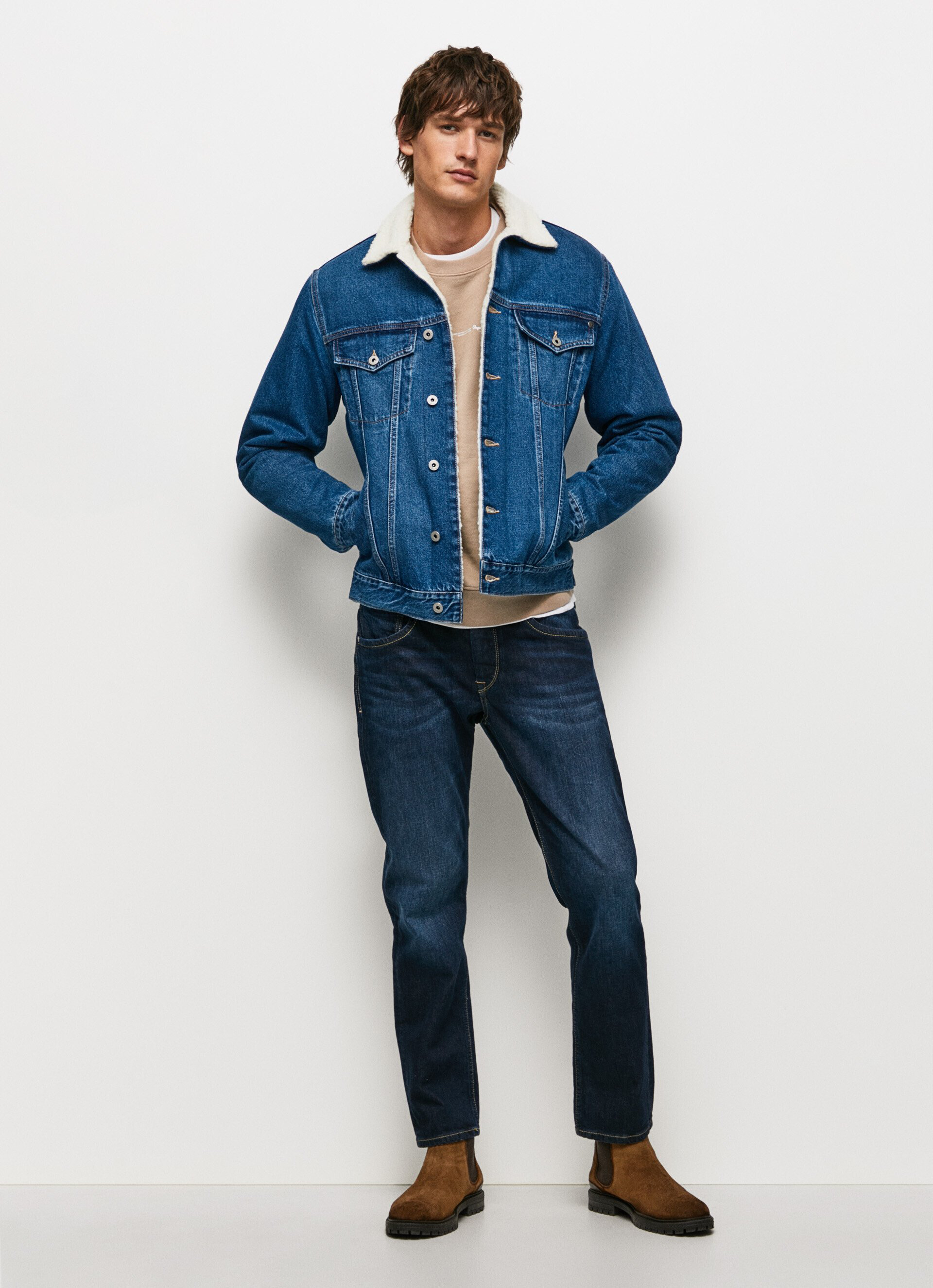 Pepe Jeans pánská džínová Pinner bunda - L (000)
