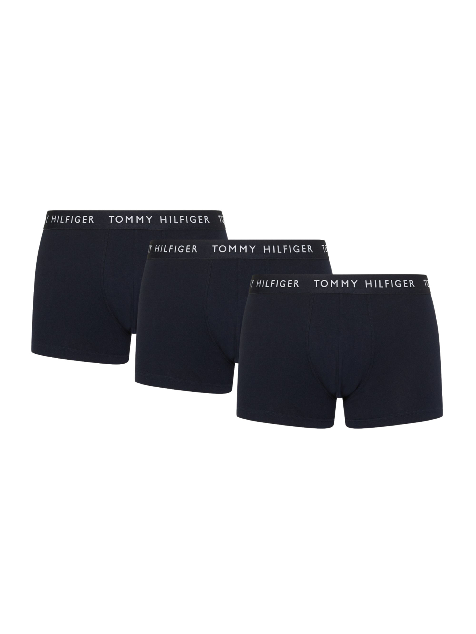 Tommy Hilfiger pánské tmavě modré boxerky 3 pack - XL (0SF)
