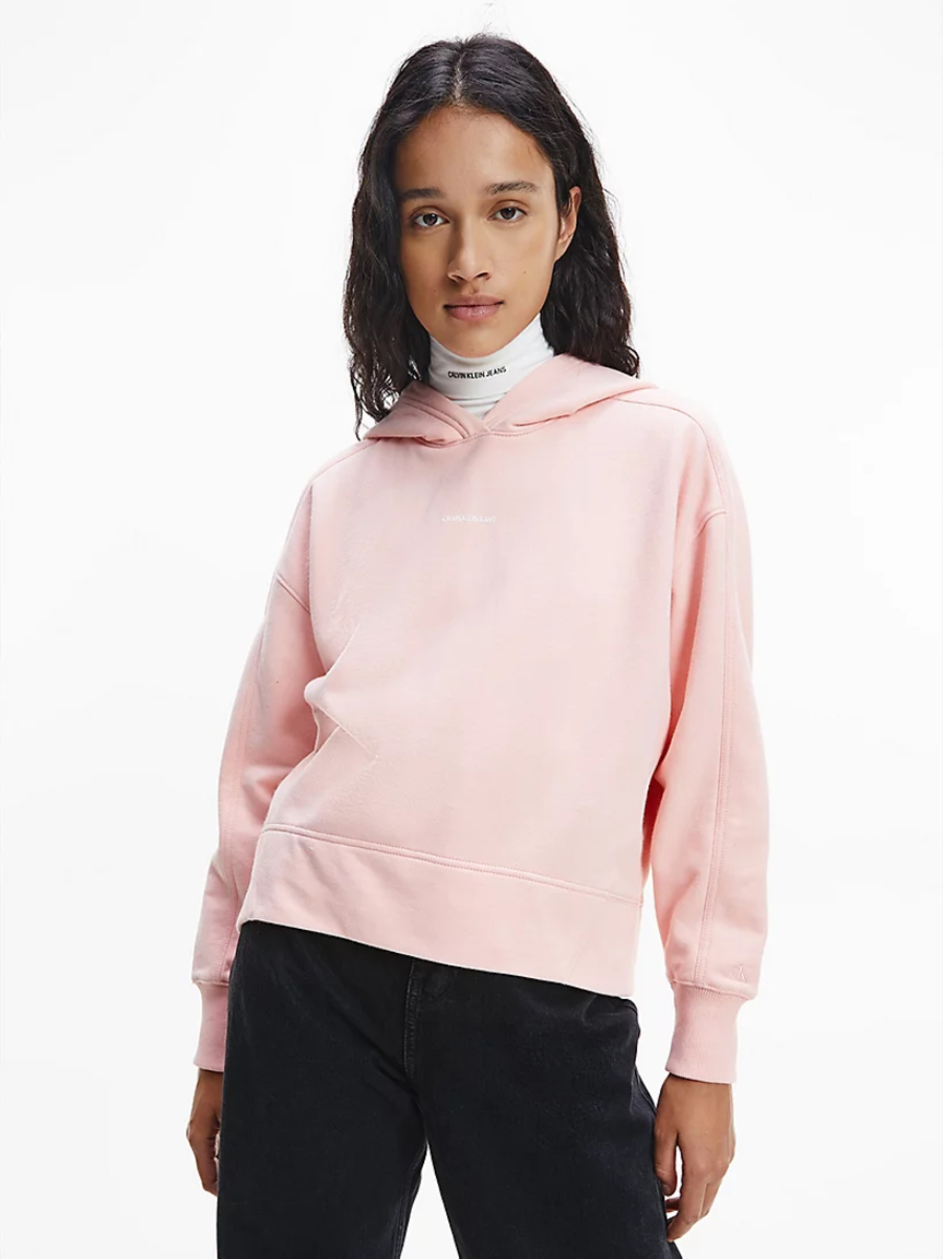 Calvin Klein dámská růžová mikina - L (TA9)