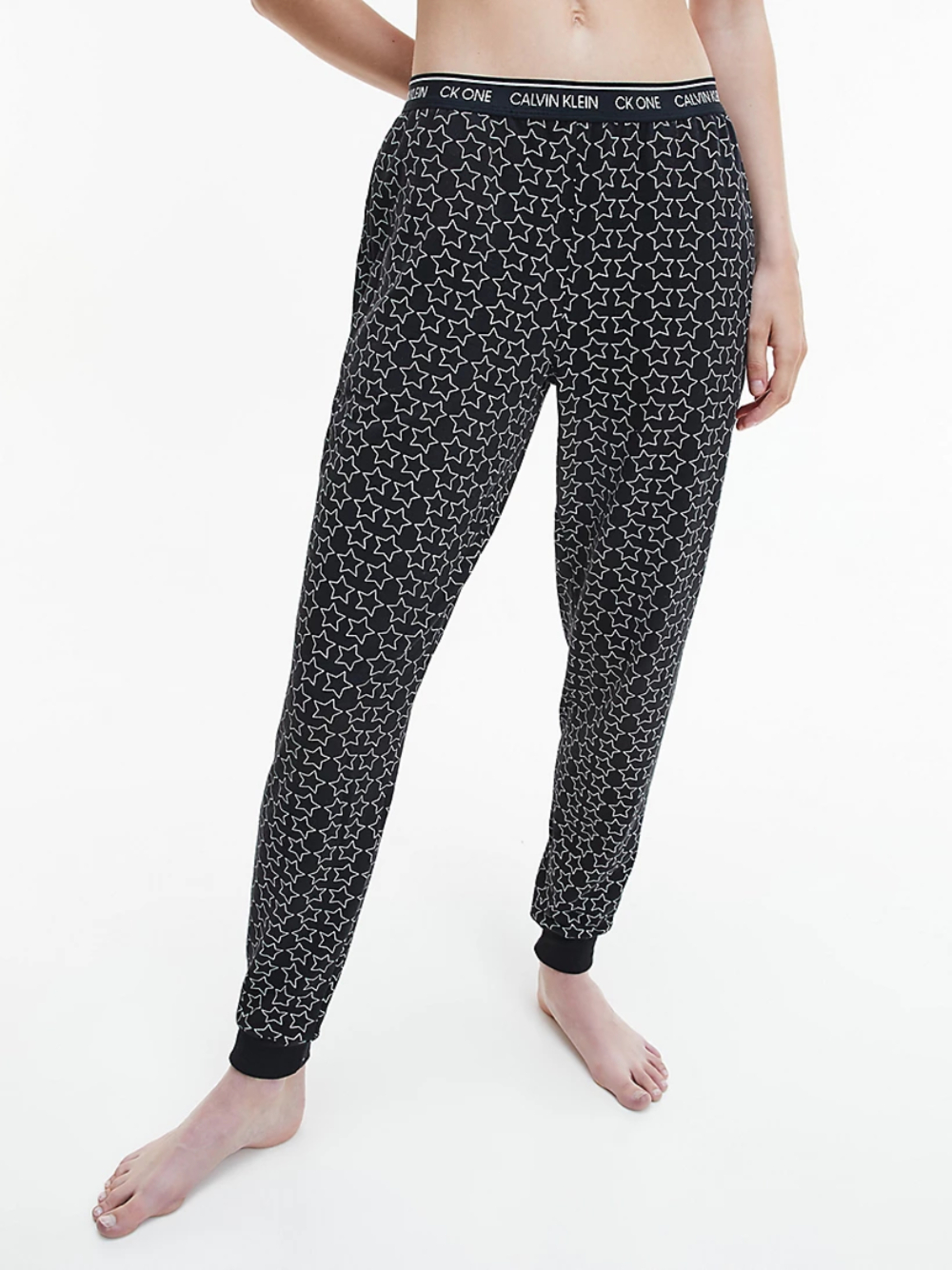 Calvin Klein dámské černé pyžamové kalhoty - L (V52)