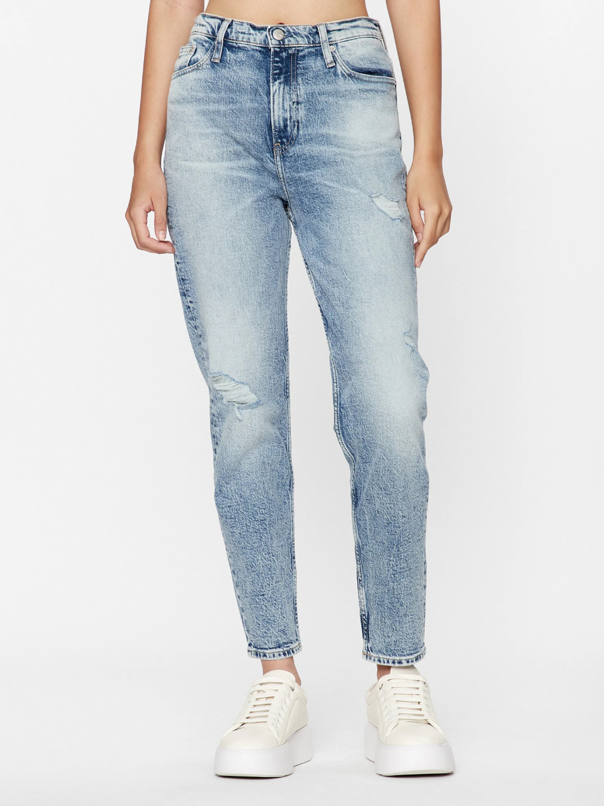 Calvin Klein dámské modré džíny  - 30/28 (1A4)