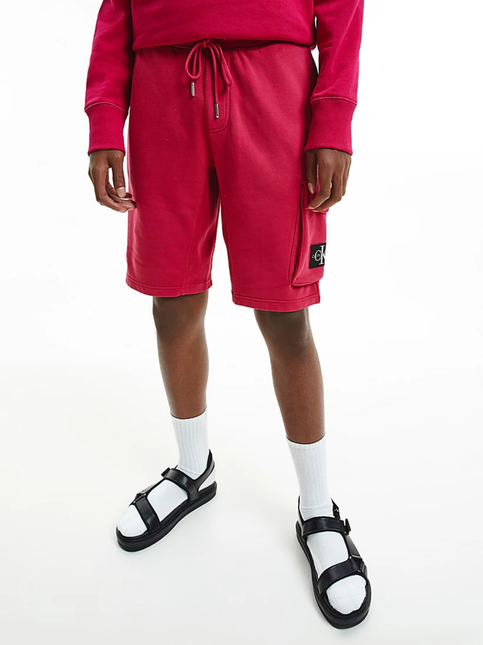 Calvin Klein pánské růžové šortky - M (XAP)
