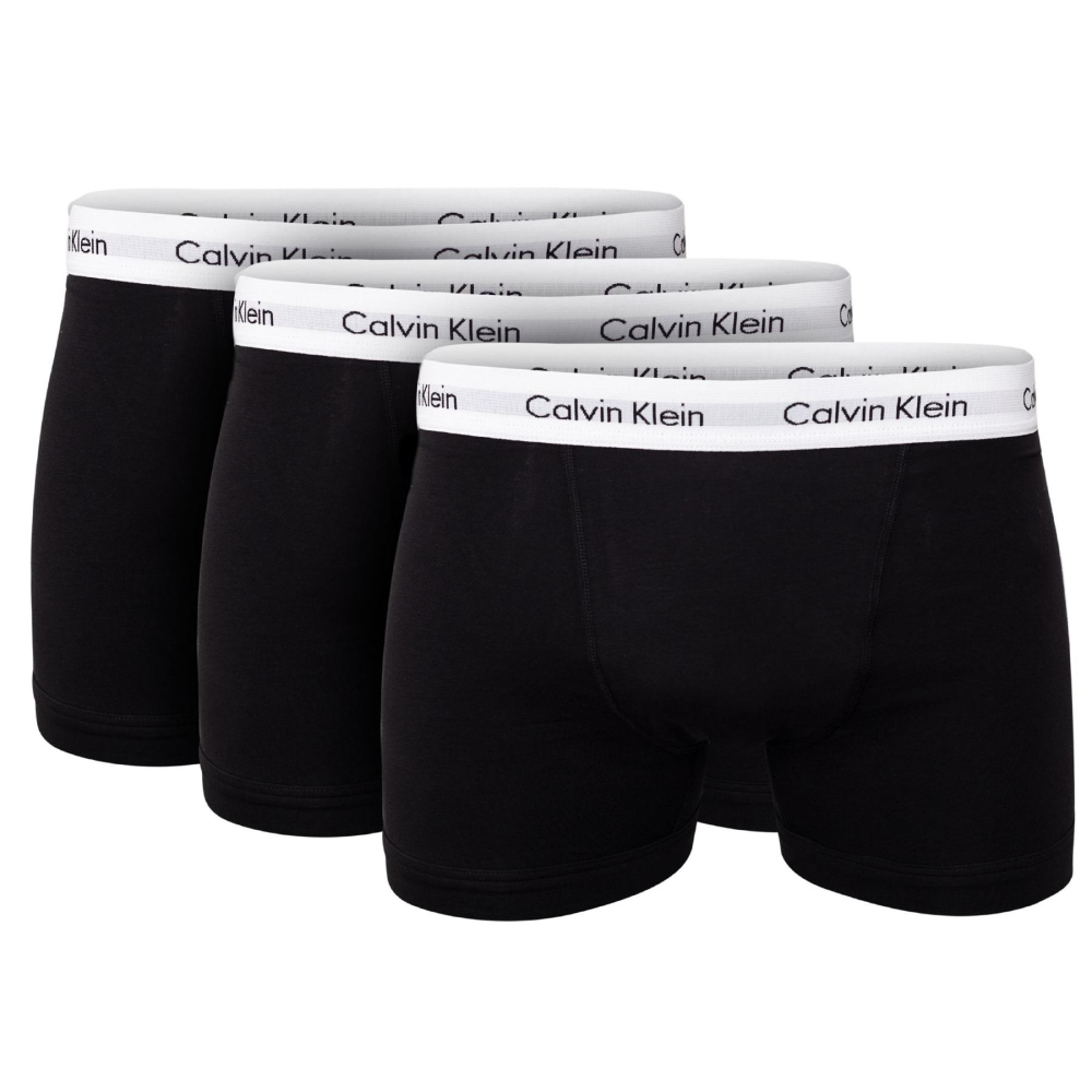 Calvin Klein pánské černé boxerky 3pack - S (001)