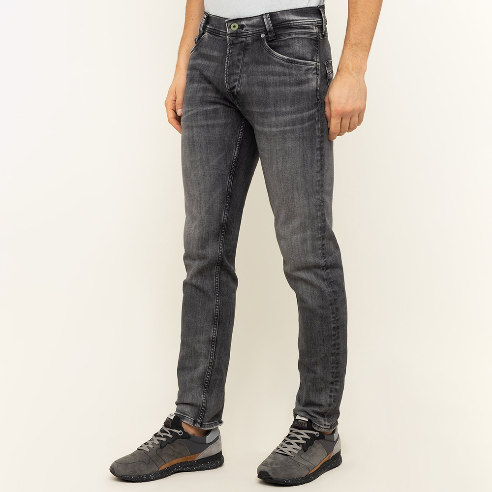 Pepe Jeans pánské tmavě šedé džíny Spike - 36/34 (0)