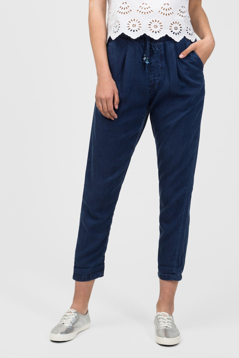 Pepe Jeans dámské tmavě modré kalhoty Donna  - 26 (000)