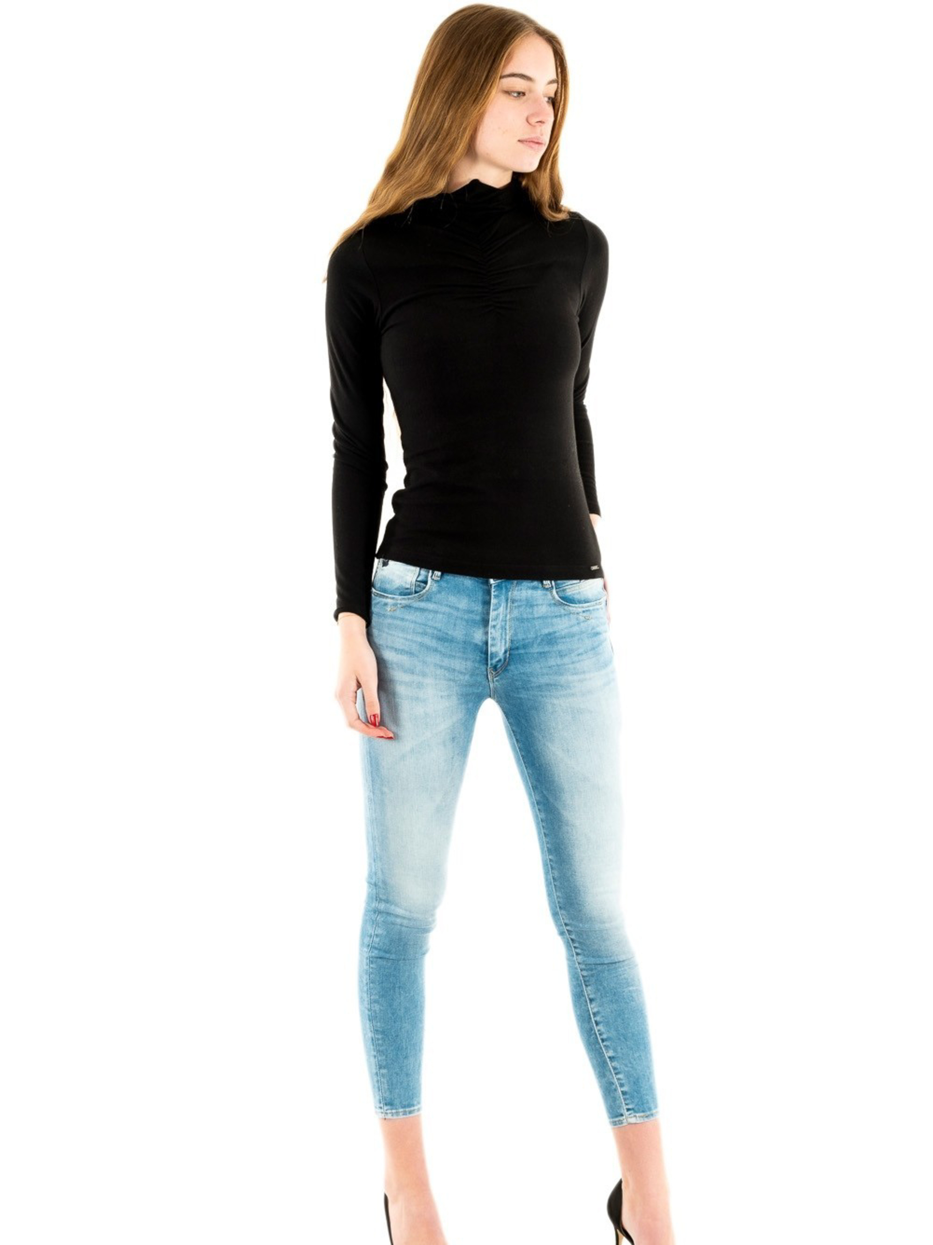Salsa Jeans dámské černé tričko  - L (0000)