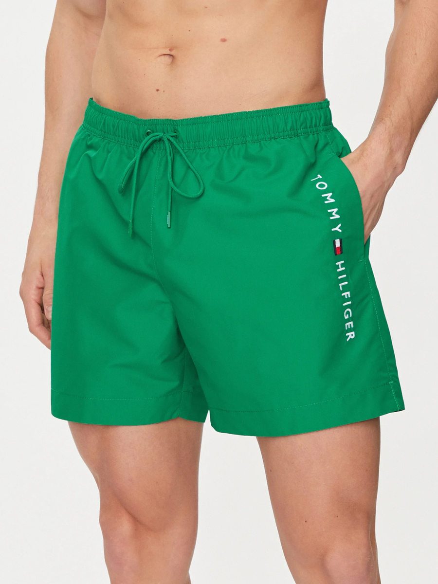 Tommy Hilfiger pánské zelené plavky