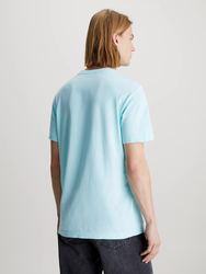 Calvin Klein pánské tyrkysové tričko - S (CCP)