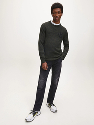 Calvin Klein pánský zelený svetr - L (LDD)