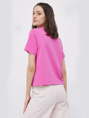 Tommy Jeans dámské růžové triko - XS (VTC)