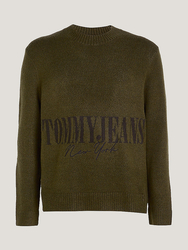 Tommy Jeans pánský khaki svetr - L (MR1)