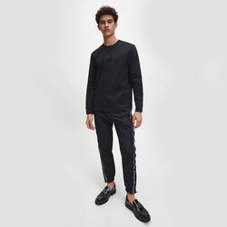 Calvin Klein pánské černé triko s dlouhým rukávem - M (BEH)
