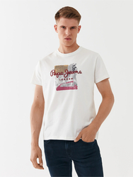 Pepe Jeans pánské bílé tričko - S (803)