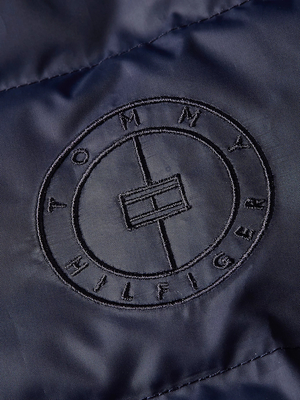 Tommy Hilfiger dámský tmavě modrý kabát TYRA - XS (DW5)