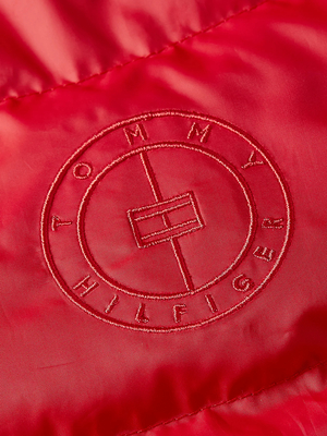 Tommy Hilfiger dámský červený kabát TYRA - L (XLG)