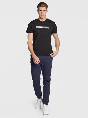 Tommy Jeans pánské černé tričko Essential - S (BDS)