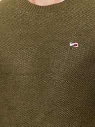 Tommy Jeans pánský khaki svetr - S (MR1)