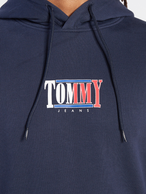 Tommy Jeans pánská tmavě modrá mikina - M (C87)