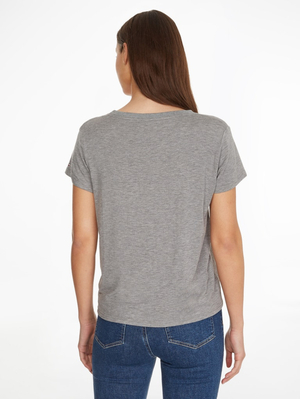 Tommy Hilfiger dámské šedé tričko  - XS (P4A)