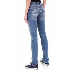 Pepe Jeans dámské modré džíny Venus - 26/32 (0)