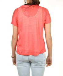 Pepe Jeans dámské oranžové tričko Angelina - S (179CORA)