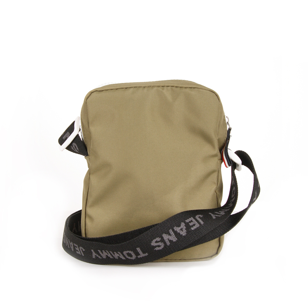 detail Tommy Jeans pánské zelené crossbody