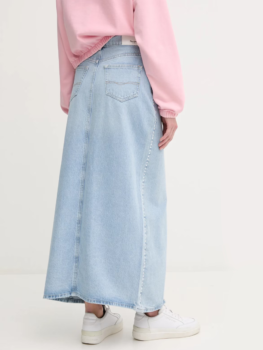 detail Pepe Jeans dámská džínová sukně