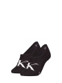 detail Calvin Klein dámské černé ponožky 2 pack