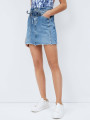 detail Pepe Jeans dámská modrá džínová sukně Raisa