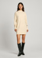 detail Pepe Jeans dámské krémové šaty HAZEL