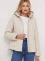 detail Tommy Hilfiger dámská béžová bunda Feminine