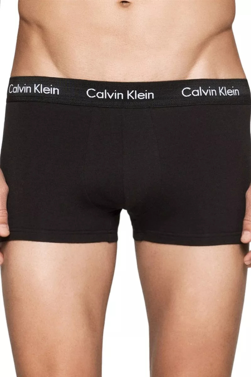 detail Calvin Klein sada pánských černých boxerek Trunk