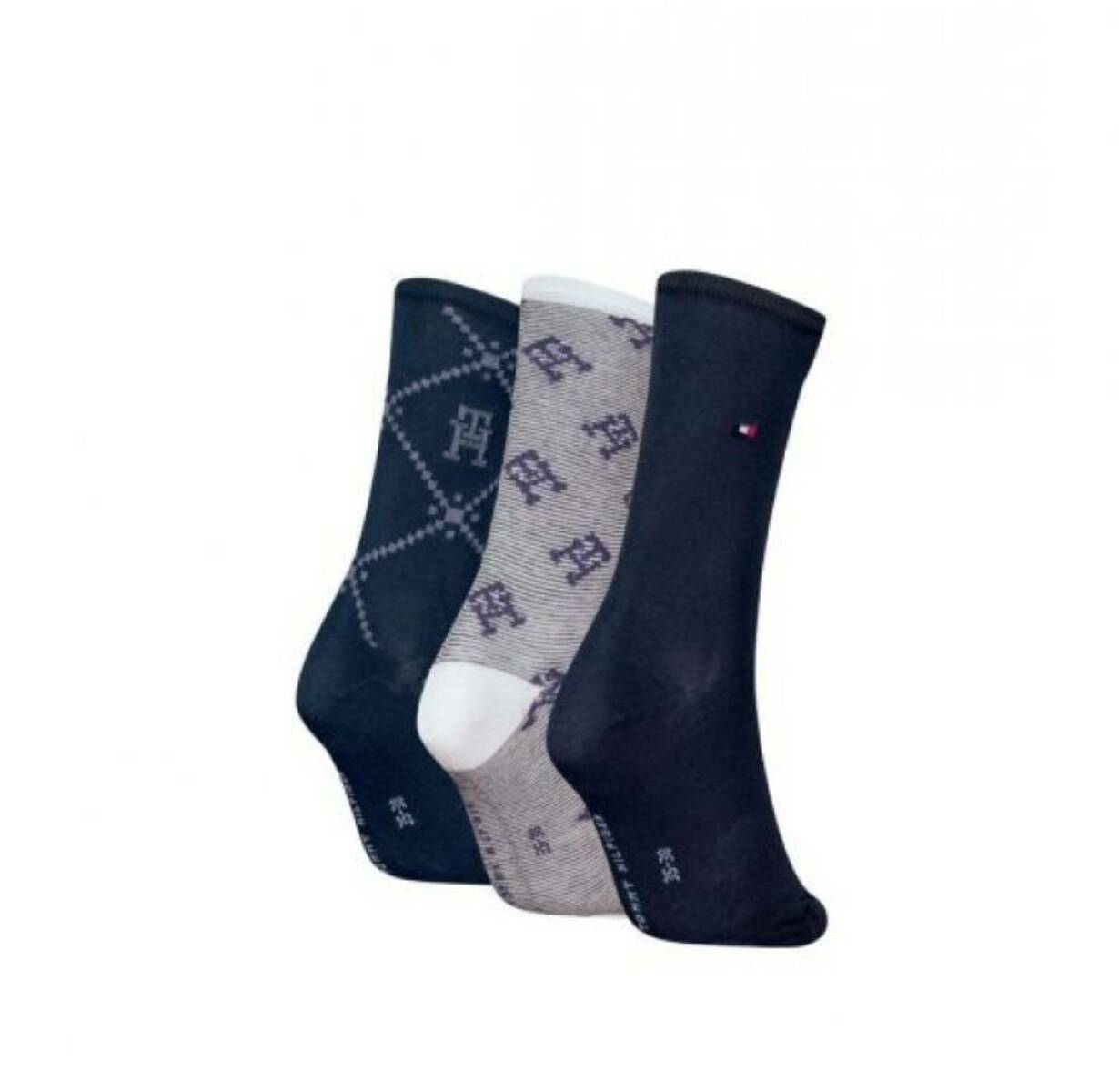 detail Tommy Hilfiger dámské ponožky 3 pack