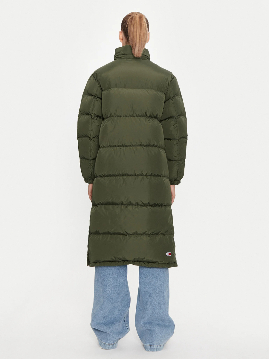 detail Tommy Jeans dámská khaki bunda