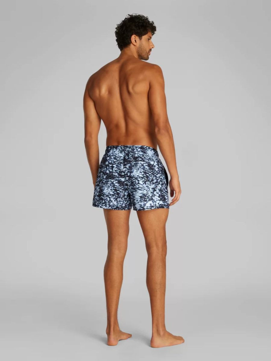 detail Calvin Klein pánské modročerné plavky