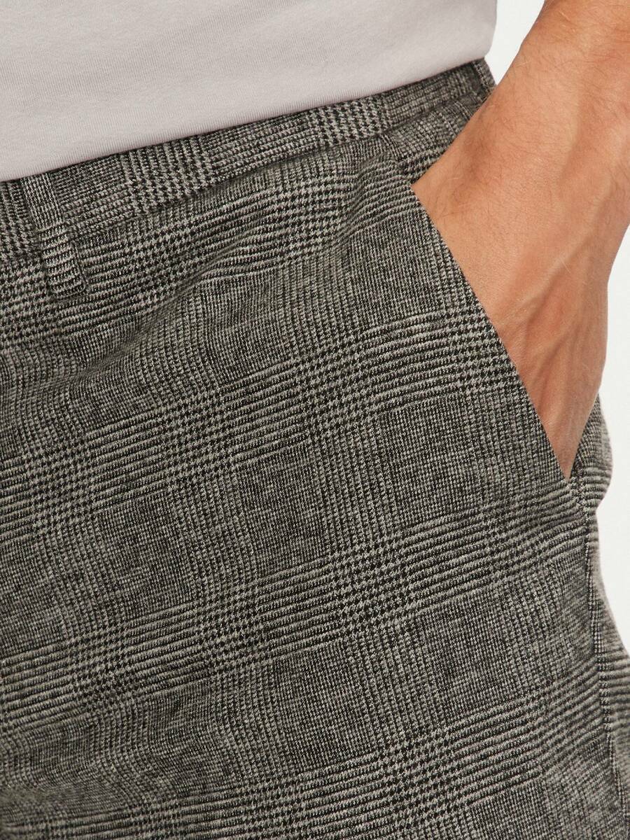 detail Tommy Hilfiger pánské šedé kalhoty Denton