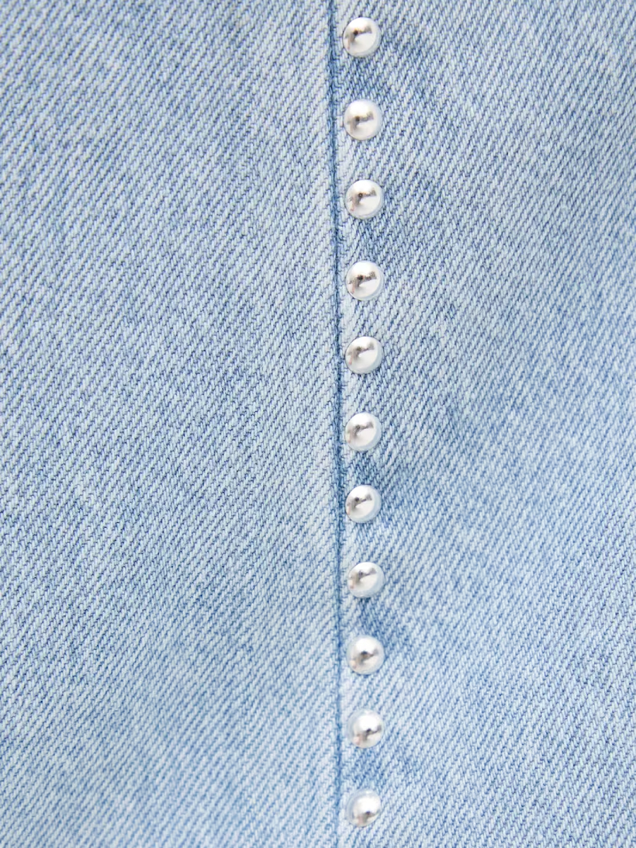 detail Pepe Jeans dámská džínová sukně