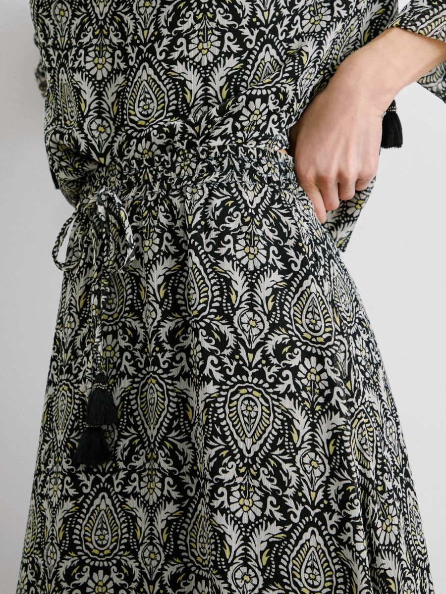 detail Pepe Jeans dámská vzorovaná sukně Earn