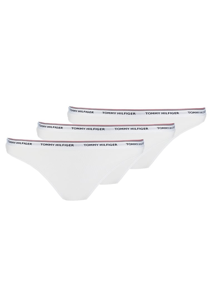detail Tommy Hilfiger 3PACK dámské bílé tanga