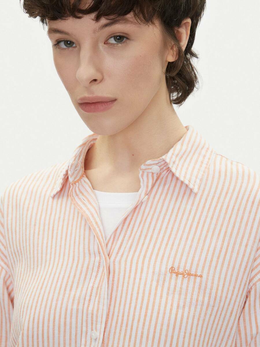 detail Pepe Jeans dámská pruhovaná košile Dream