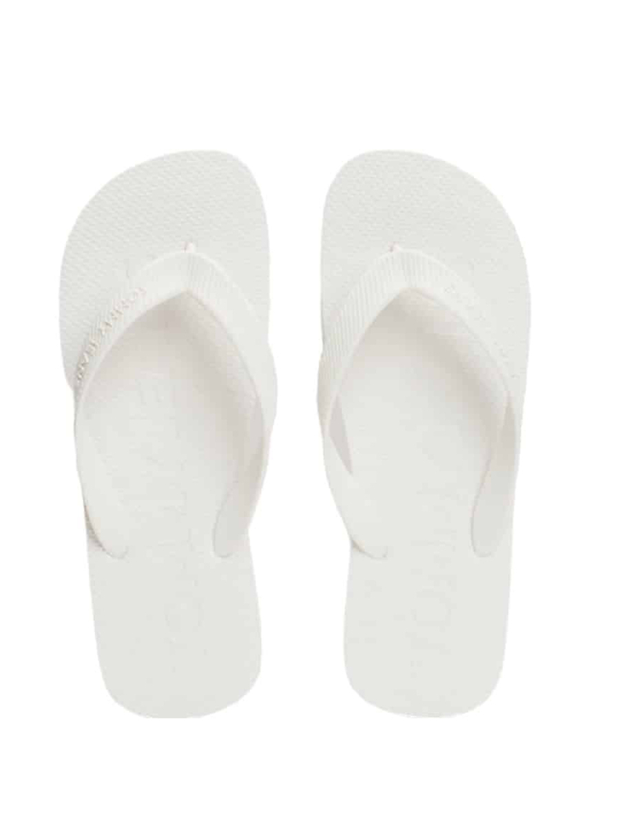 detail Tommy Jeans dámské bílé žabky