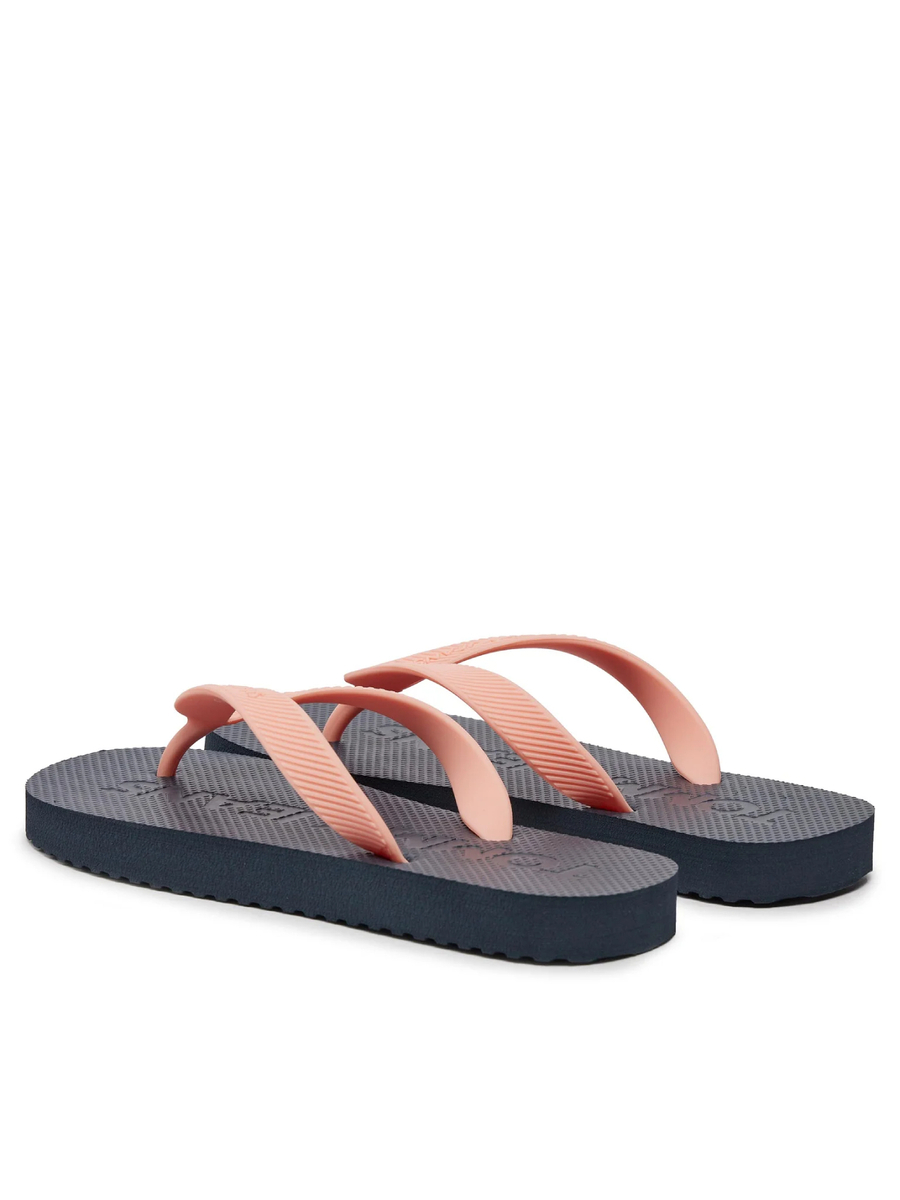 detail Tommy Jeans dámské růžovo modré žabky