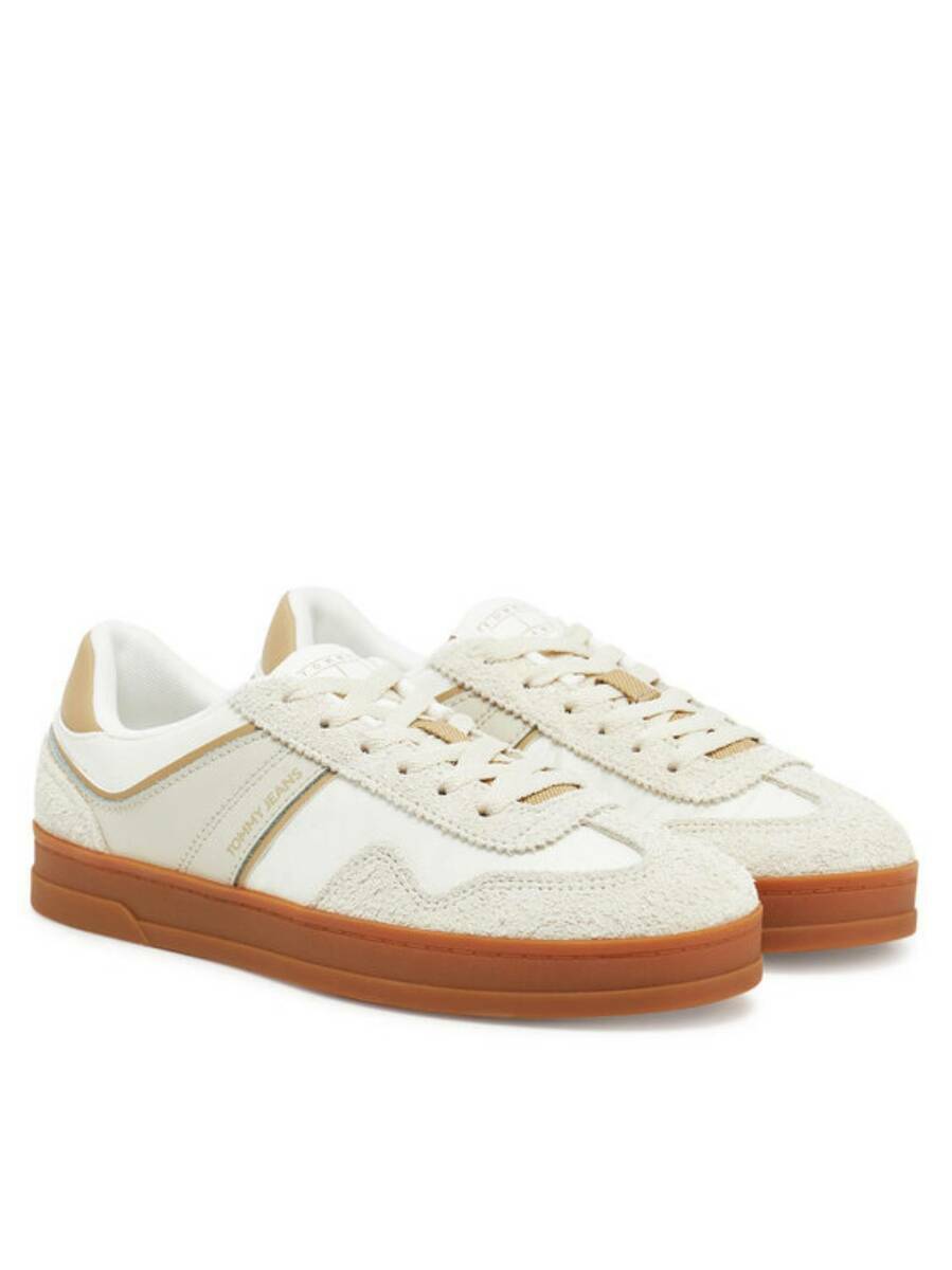 detail Tommy Jeans dámské béžové tenisky