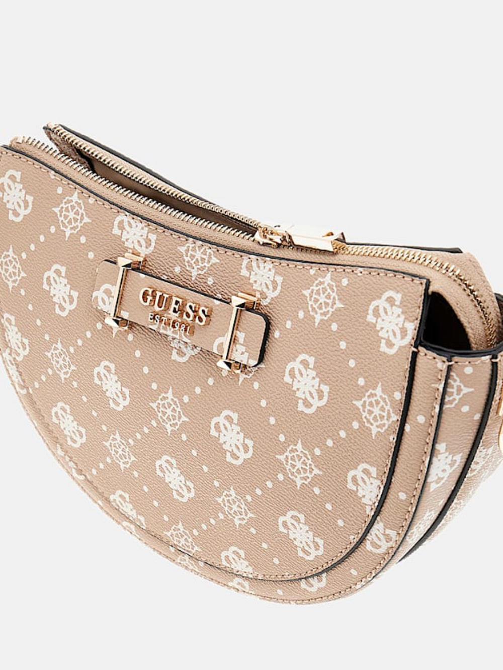 detail Guess dámská béžová kabelka