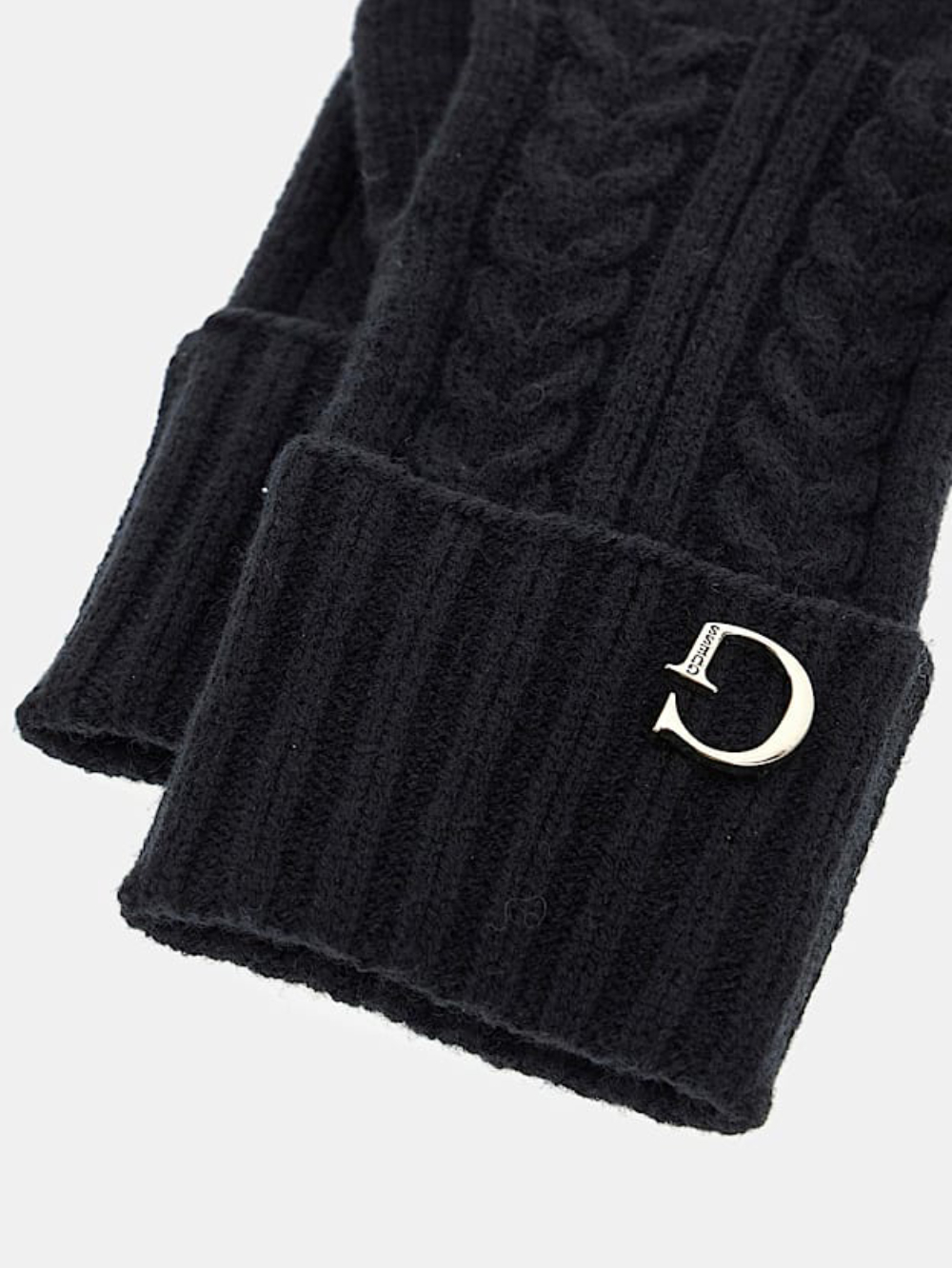 detail Guess dámské černé rukavice