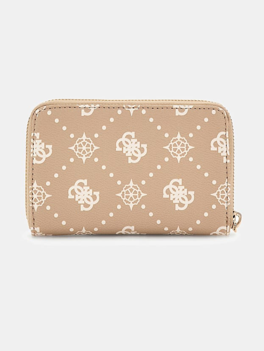 detail Guess dámská béžová peněženka