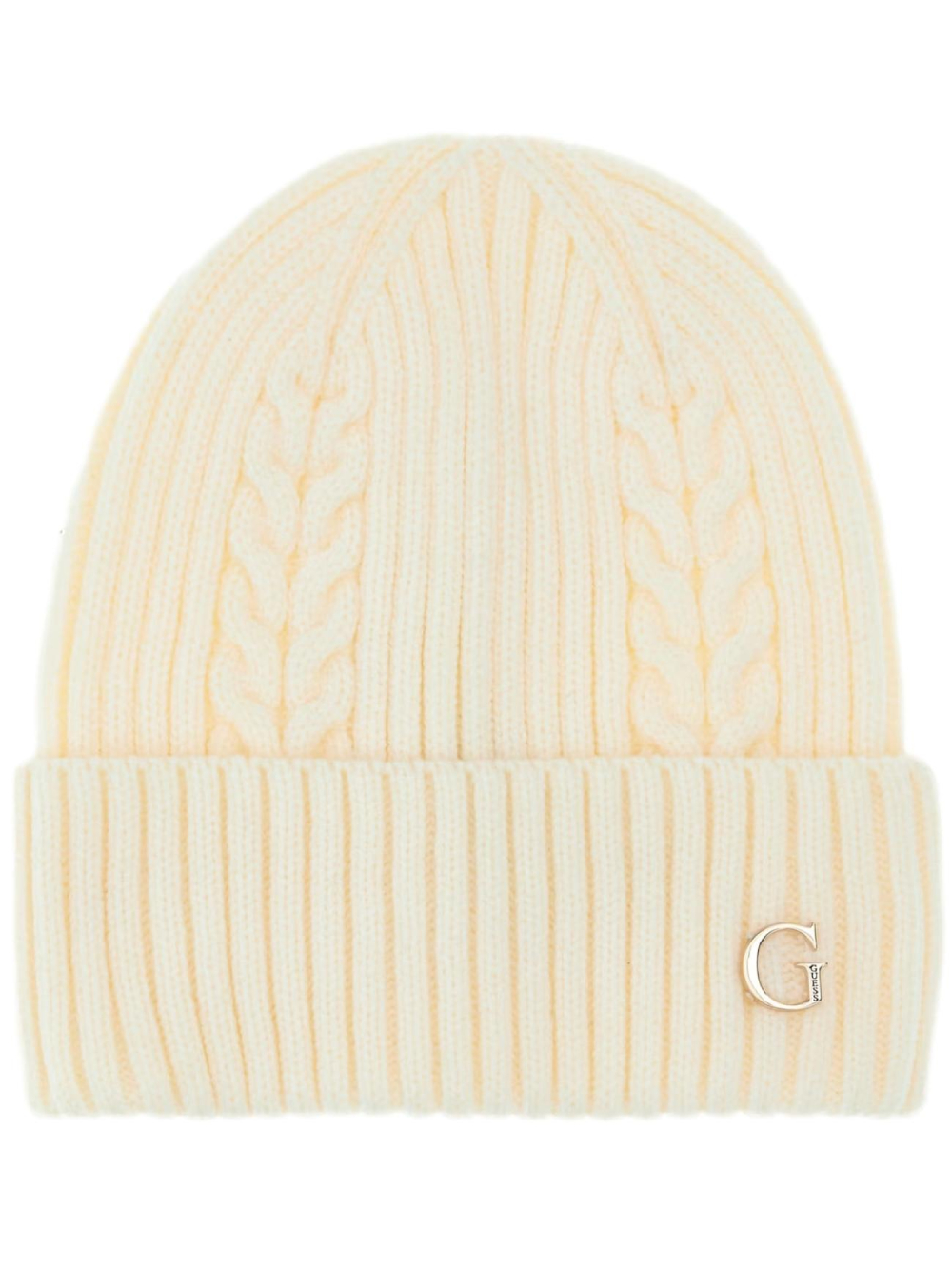 detail Guess dámská krémová čepice