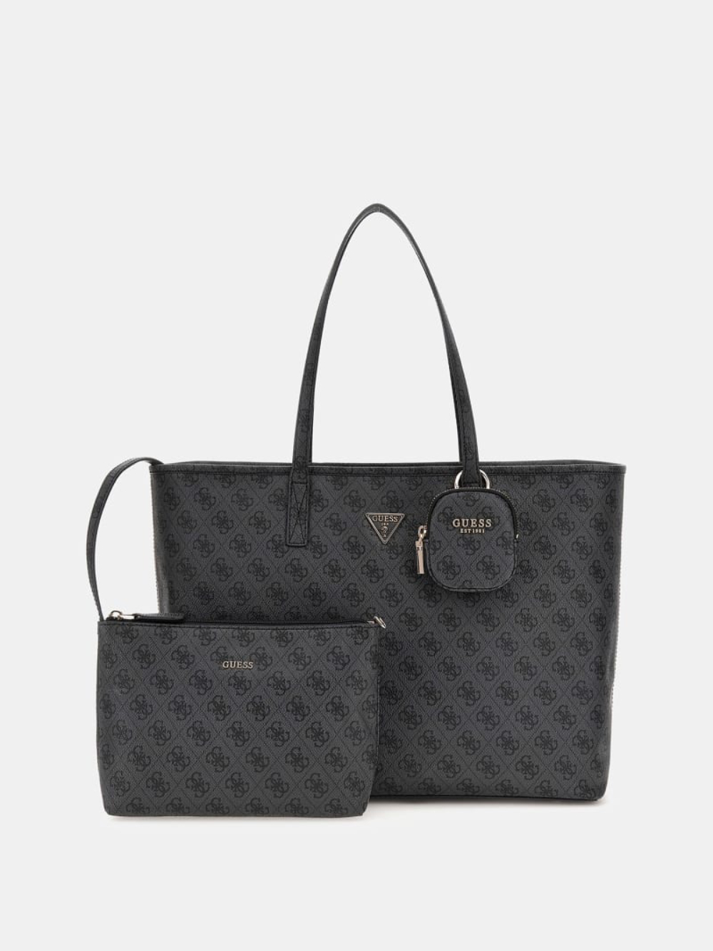 detail Guess dámská šedá kabelka