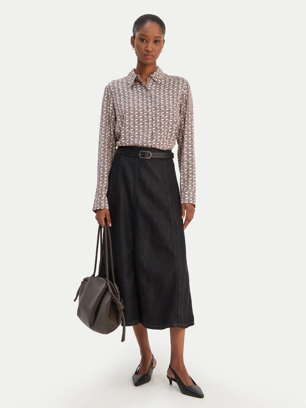 detail Tommy Hilfiger dámská barevná košile